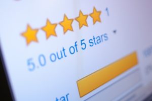 online review five stars