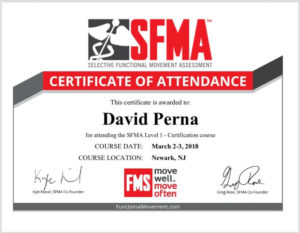 SFMA Certification