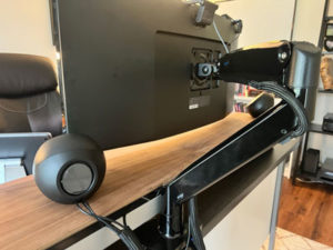 Adjustable monitor arm